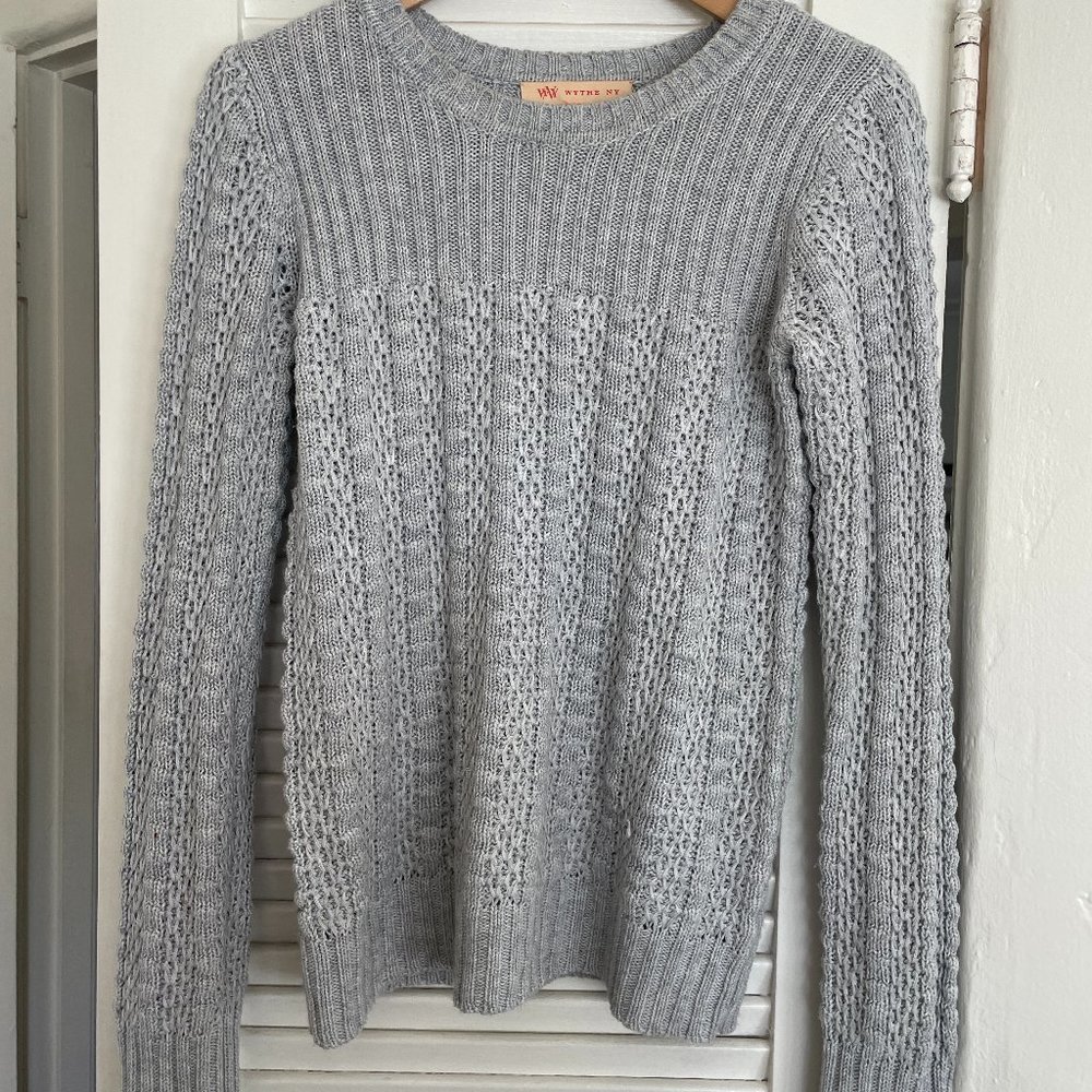 Vintage Wythe New York Grey Sweater
